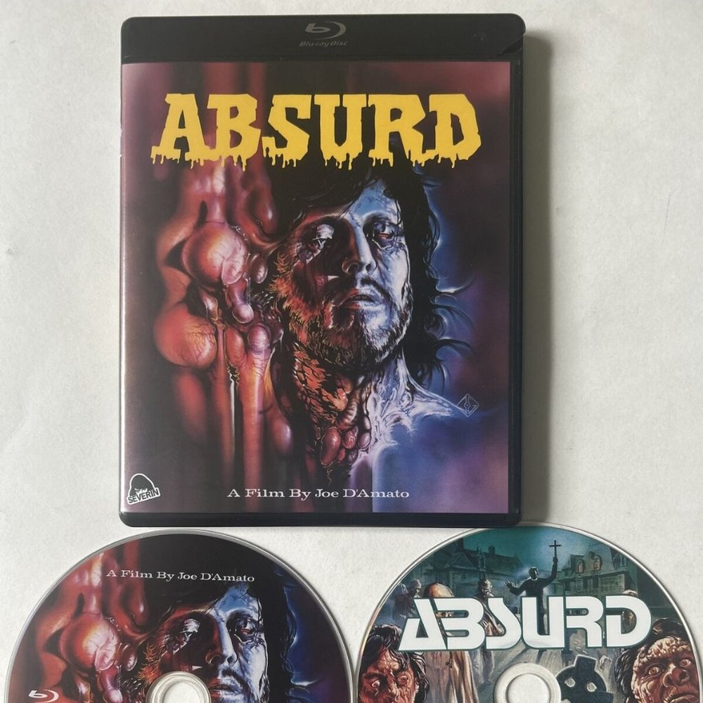 Severin Films HD Absurd Blu-ray & Soundtrack CD-Joe D'Amato-George Eastman-bonus